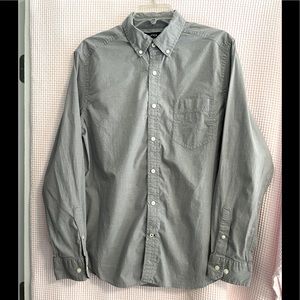 NAUTICA Gray long sleeve dress shirt size M.